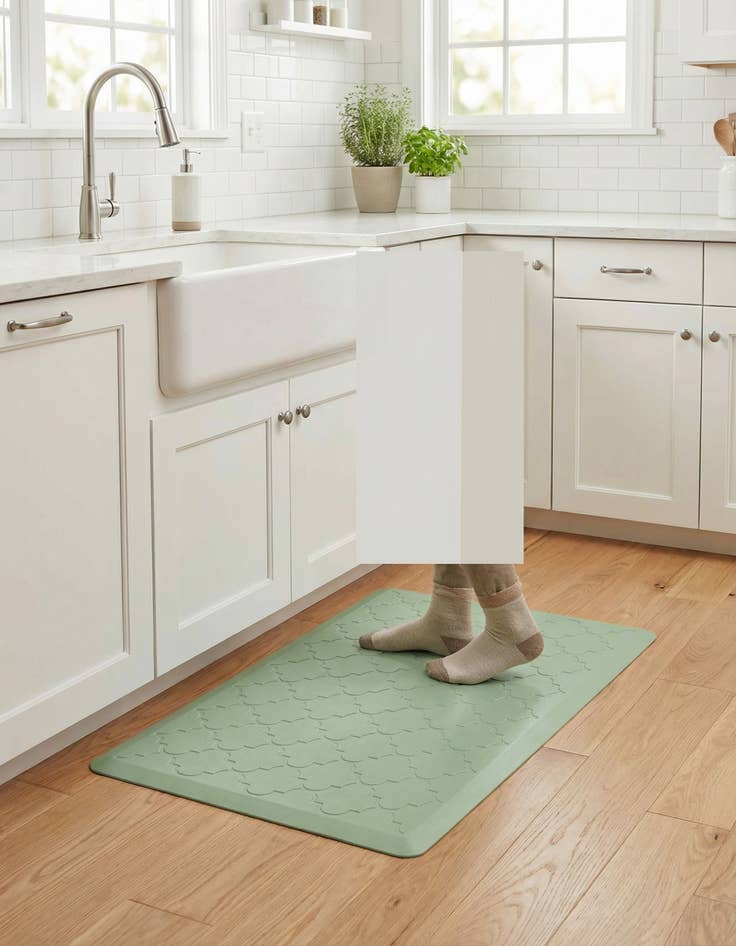 Detail image of  2' x 3' Solid Trellis Anti-Fatigue Comfort Mat