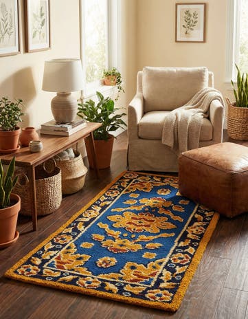 3' x 5' 10 Hand Knotted Moroccan Wool Runner Rug