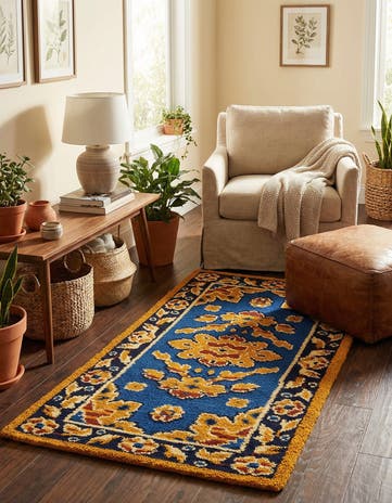 3' x 5' 10 Hand Knotted Moroccan Wool Runner Rug