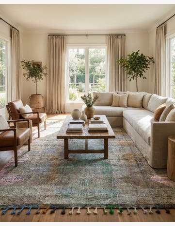 9' 2 x 11' 10 Hand Knotted Moroccan Wool Rug