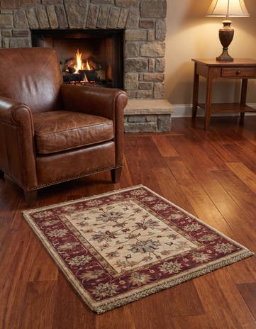 2' x 2' 9 Hand Knotted Ziegler Rug