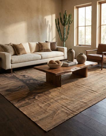 7' 3 x 9' 7 Hand Woven Kilim Modern Wool Rug
