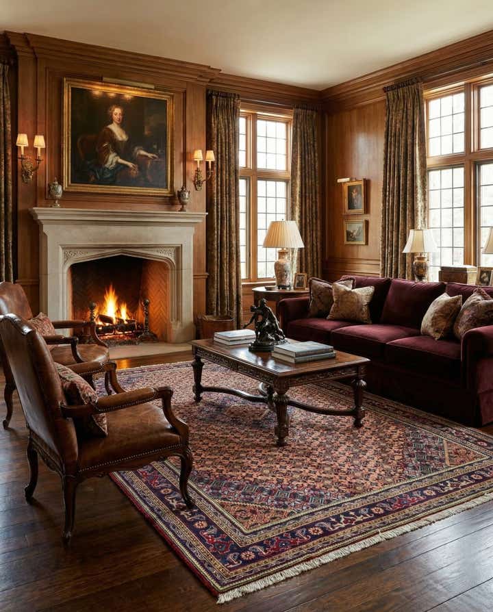 6' 7 x 9' 10 Hand Knotted Tabriz Persian Wool Rug