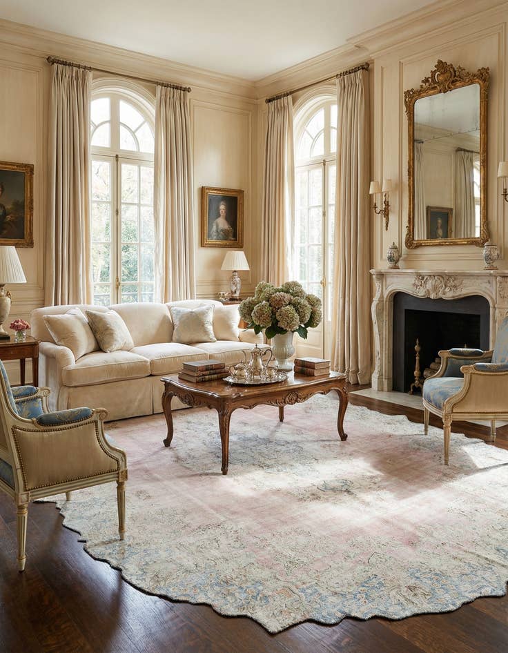 Detail image of 8' 6 x 11' 8 Vintage Royal Wool Rug