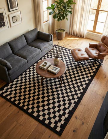 5' 9 x 7' 9 Hand Woven Kilim Modern Wool Rug