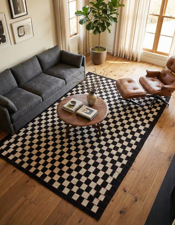 5' 9 x 7' 9 Hand Woven Kilim Modern Wool Rug