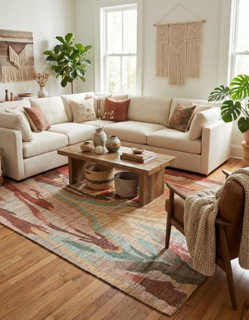 7' 10 x 10' Chenille Jute Rug