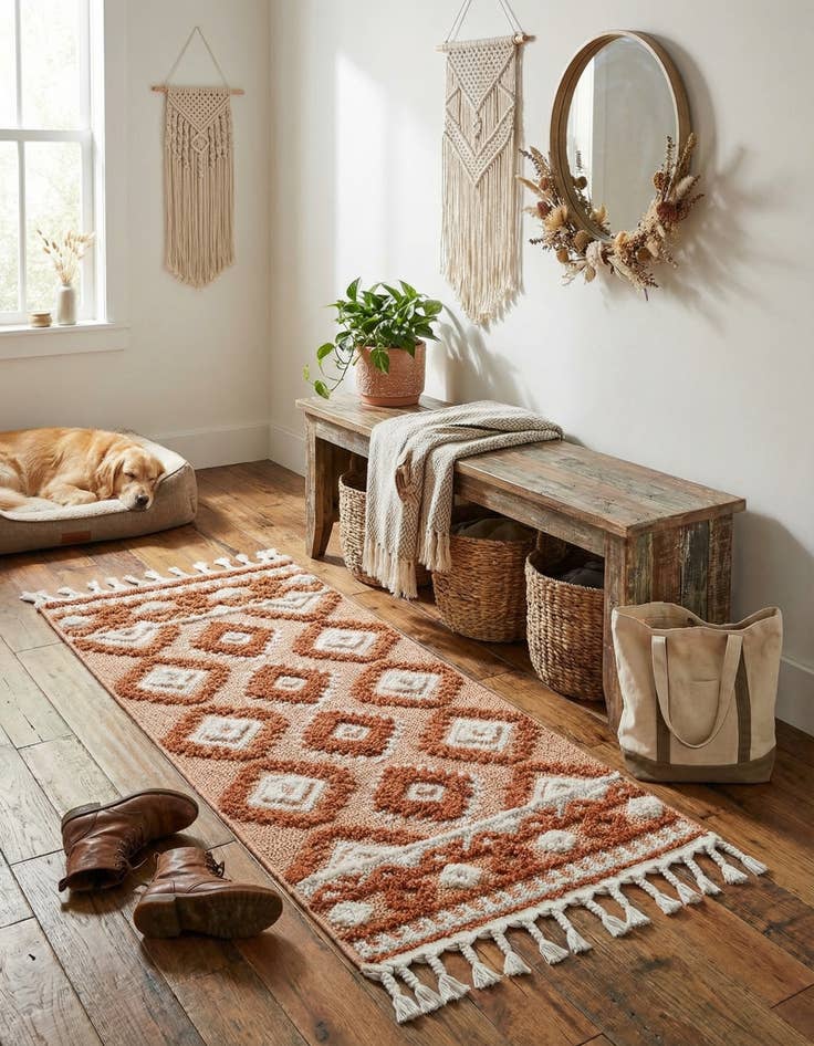 Detail image of 2' x 4' Boho Runner Rug