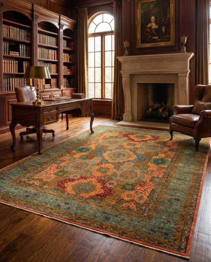 6' 8 x 9' 10 Amina Wool Rug