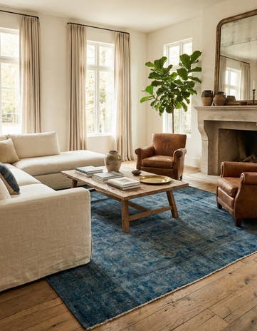 9' 5 x 12' 8 Hand Knotted Ultra Vintage Persian Wool Rug