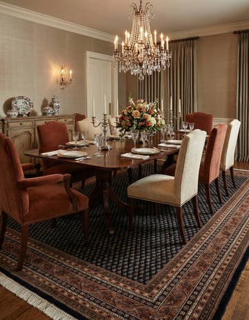8' 3 x 11' 3 Hand Knotted Mir Wool Rug