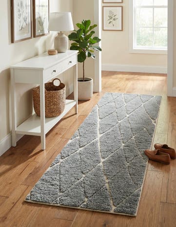2' x 6' 1 Atlas Moroccan Wool Runner Rug