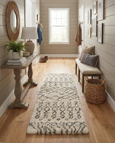  3' 3 x 16' 5 Moroccan Shag Runner Rug