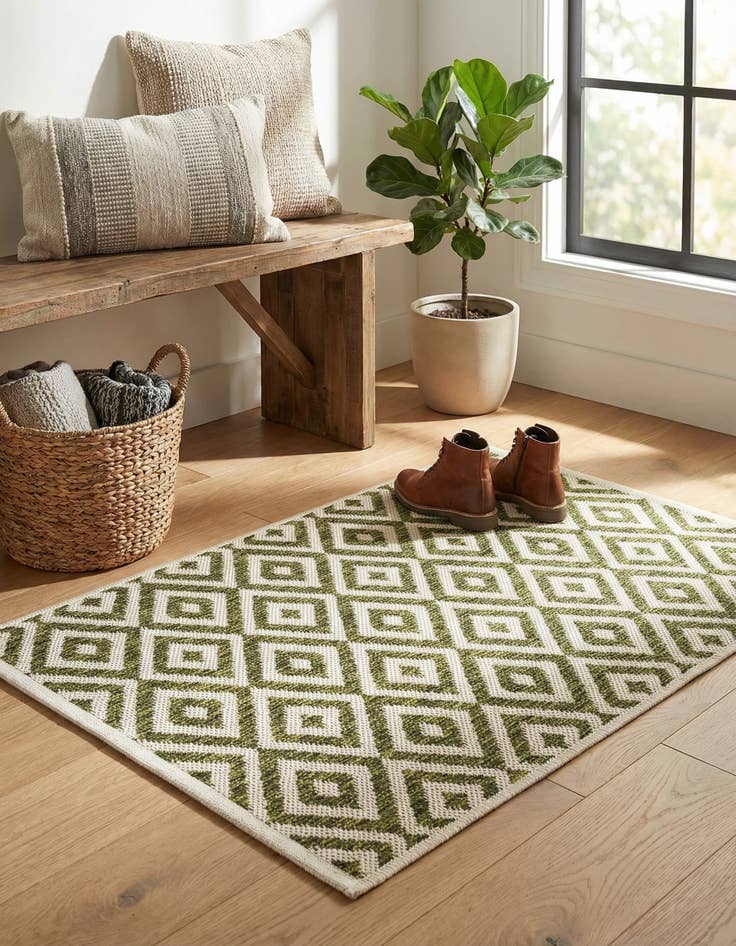 Detail image of 2' x 3'  Washable Jill Zarin Costa Rica Indoor / Outdoor Rug