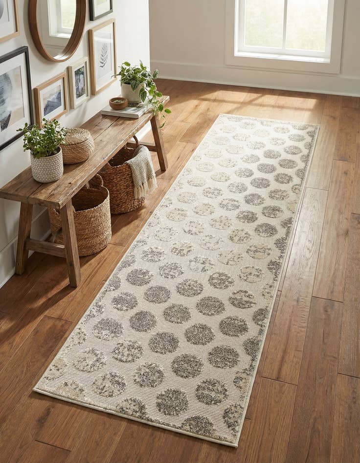 Detail image of 2' x 6'  Washable Sabrina Soto Indoor / Outdoor Runner Rug