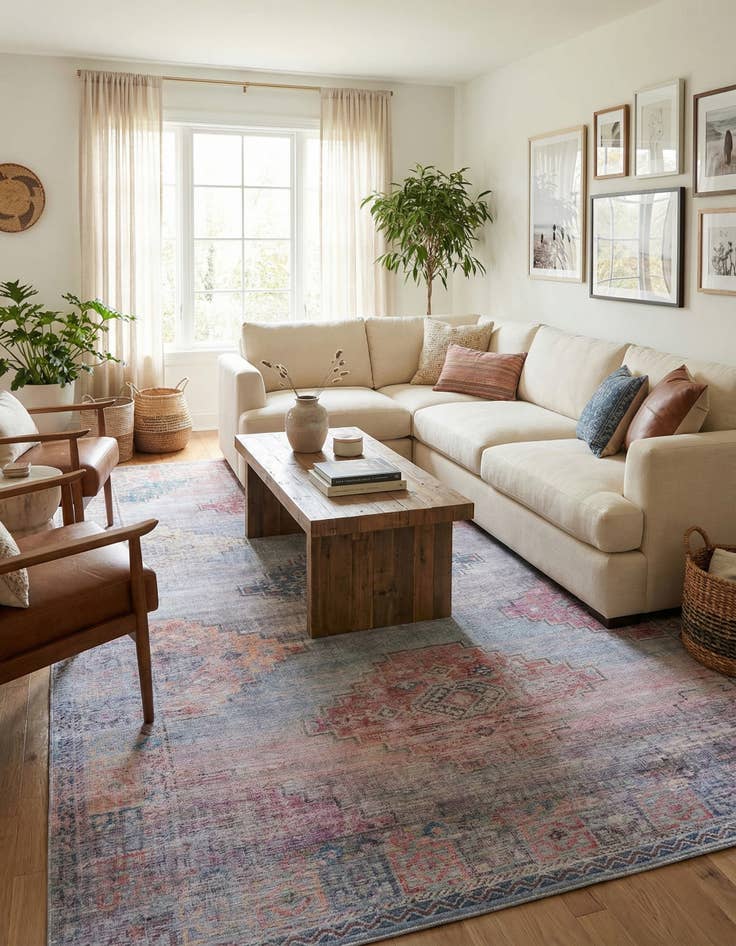 Detail image of 10' 6 x 13'  Washable Sisu Rug