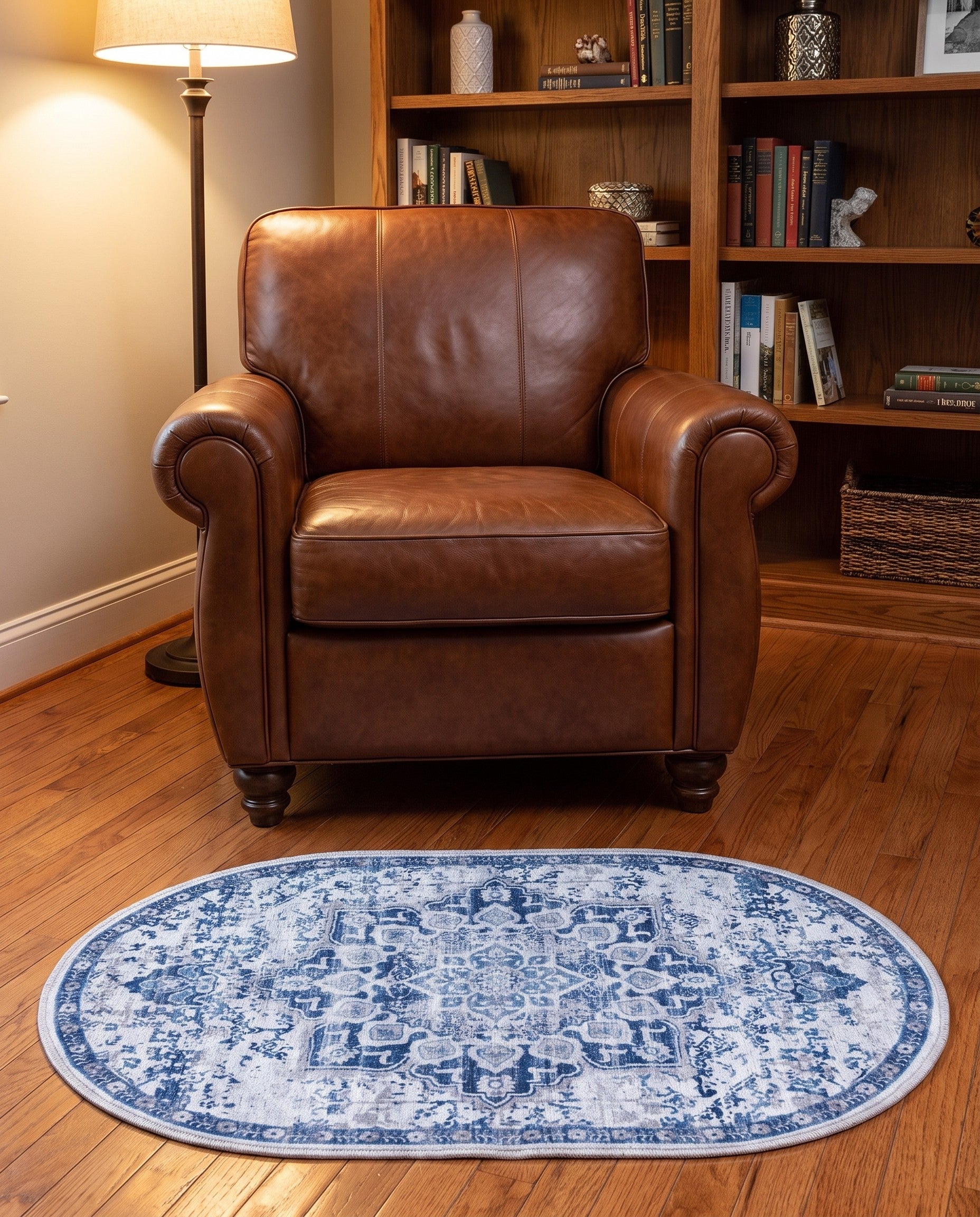 2' x 3' Washable Francesca Oval Rug