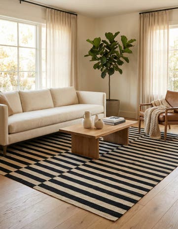 5' 7 x 7' 10 Hand Woven Kilim Modern Wool Rug