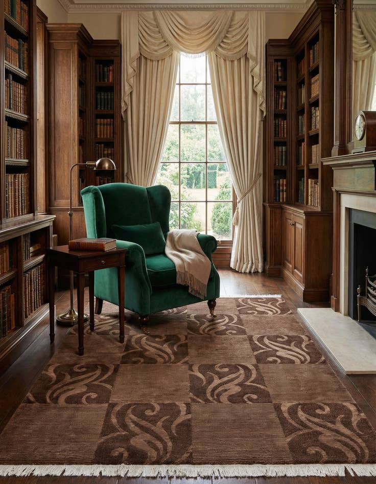 Detail image of 5' 8 x 8' Darya Rug