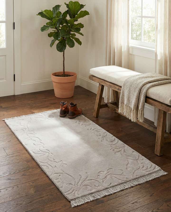 2' 7 x 4' 11 Hand Knotted Darya Wool Rug