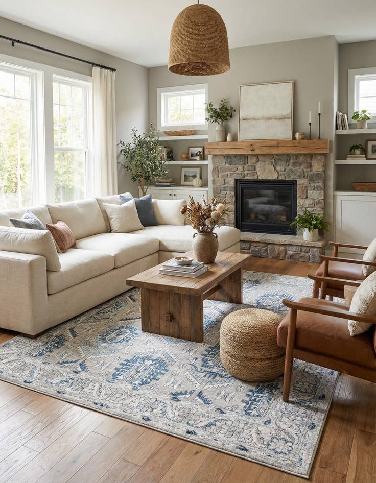 Detail image of  11' 10 x 11' 10 Nyla Square Rug