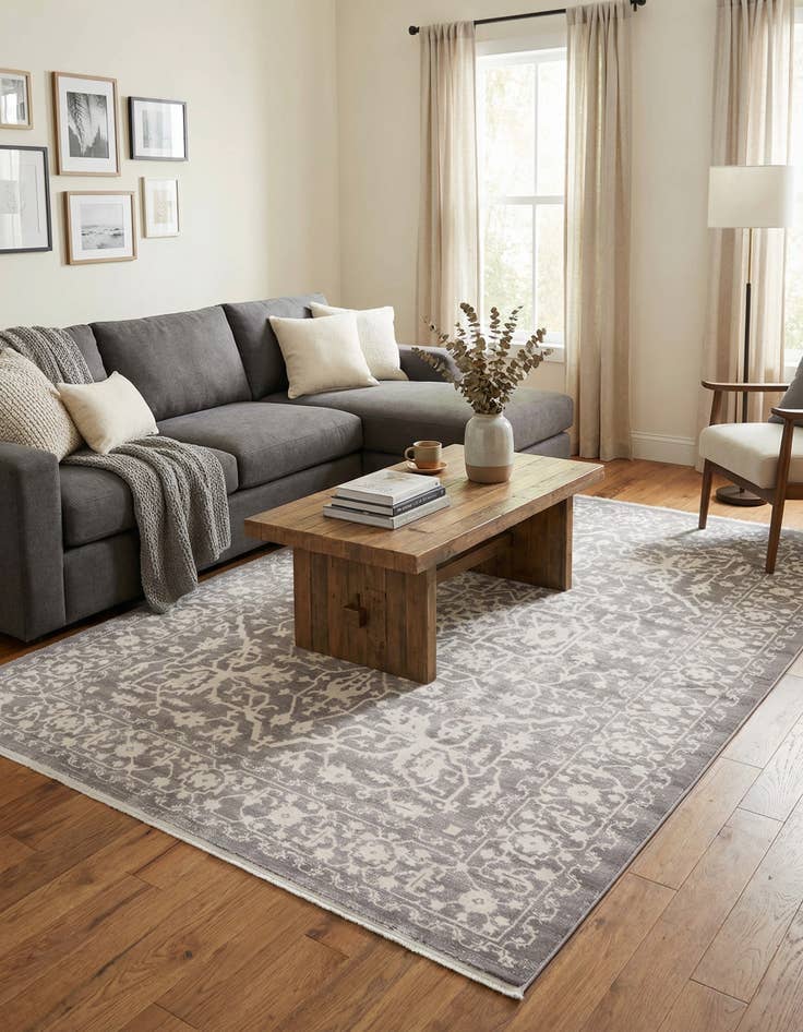 Detail image of  6' 8 x 10' Modern Classical Rug