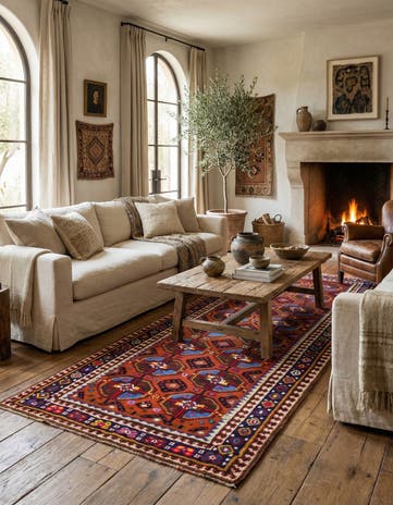5' 4 x 11' 6 Hand Knotted Moroccan Wool Runner Rug