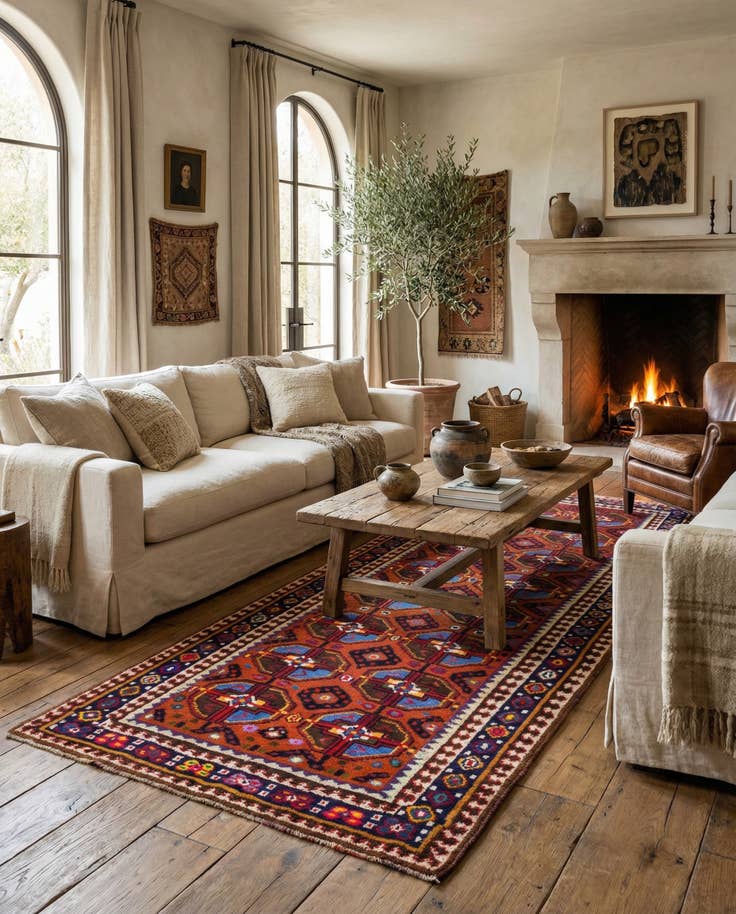 Detail image of 5' 4 x 11' 6 Hand Knotted Moroccan Wool Runner Rug