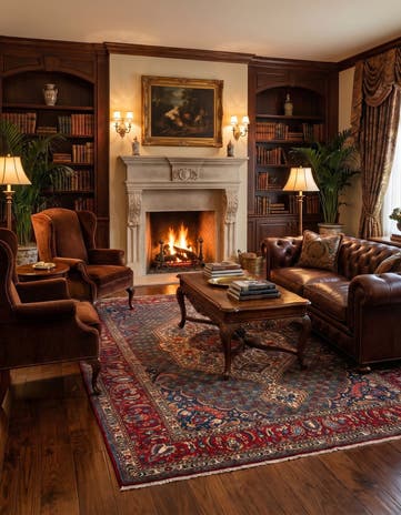 6' 9 x 9' 8 Bachtiar Wool Rug