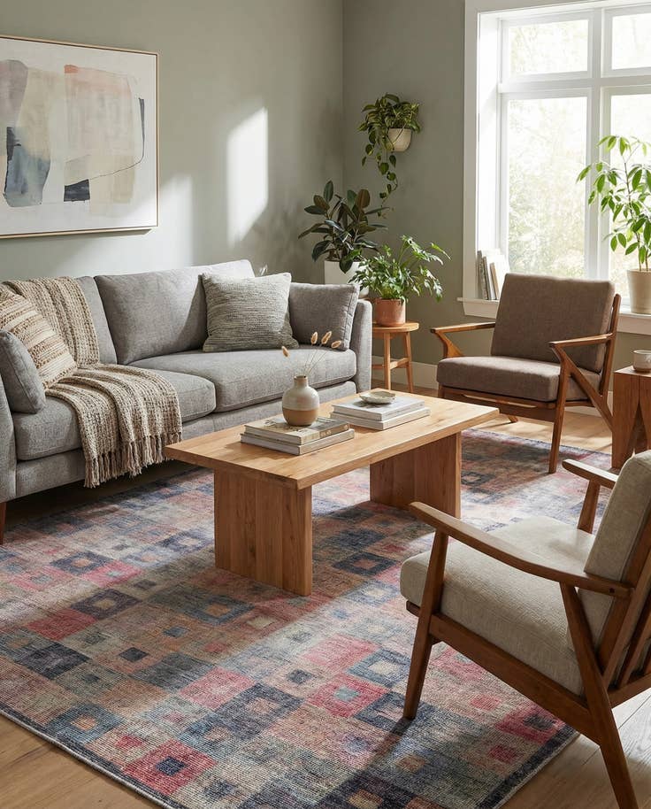 Detail image of 7' 3 x 10' Washable Sisu Rug