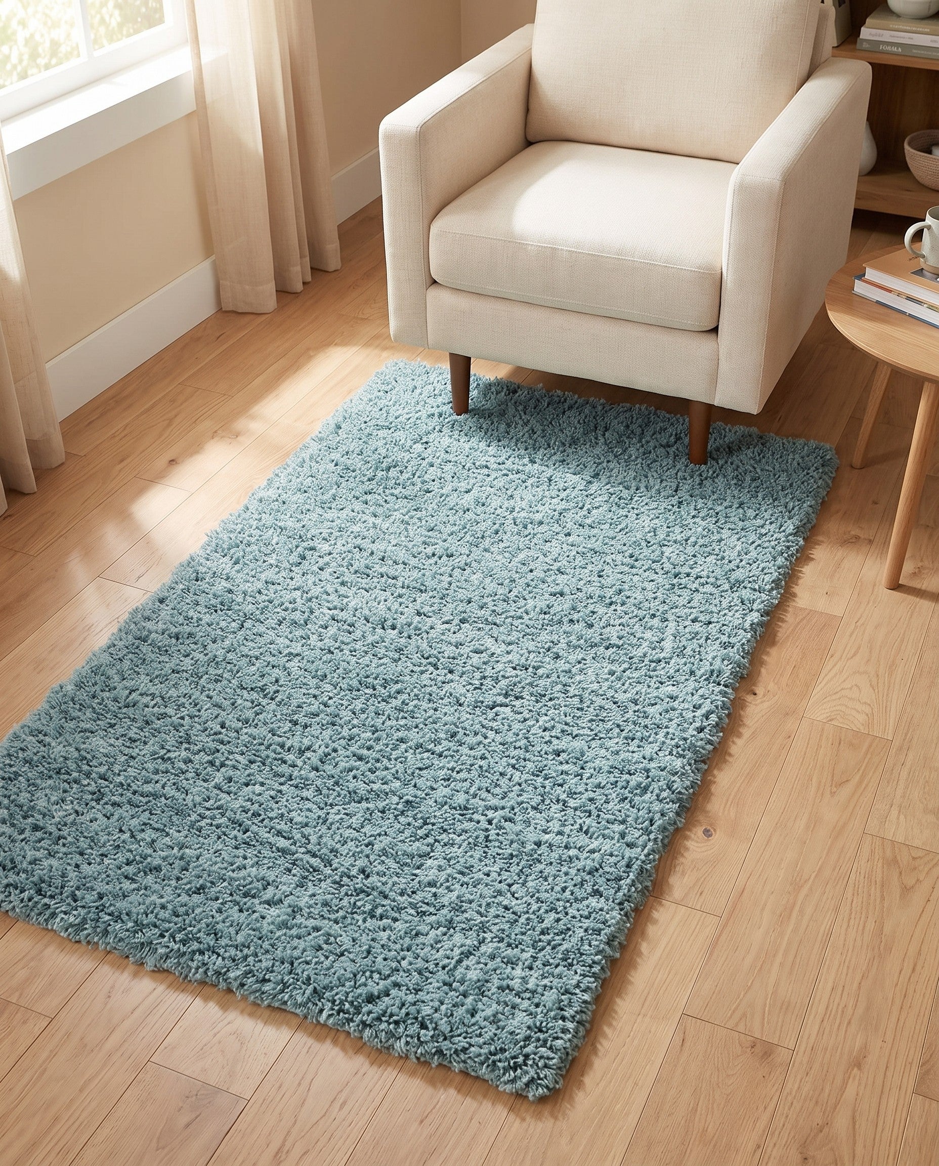 3' x 5' 3 Solid Shag Rug