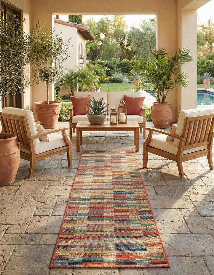 2' 7 x 12' Easy-Clean Baja Indoor / Outdoor R...