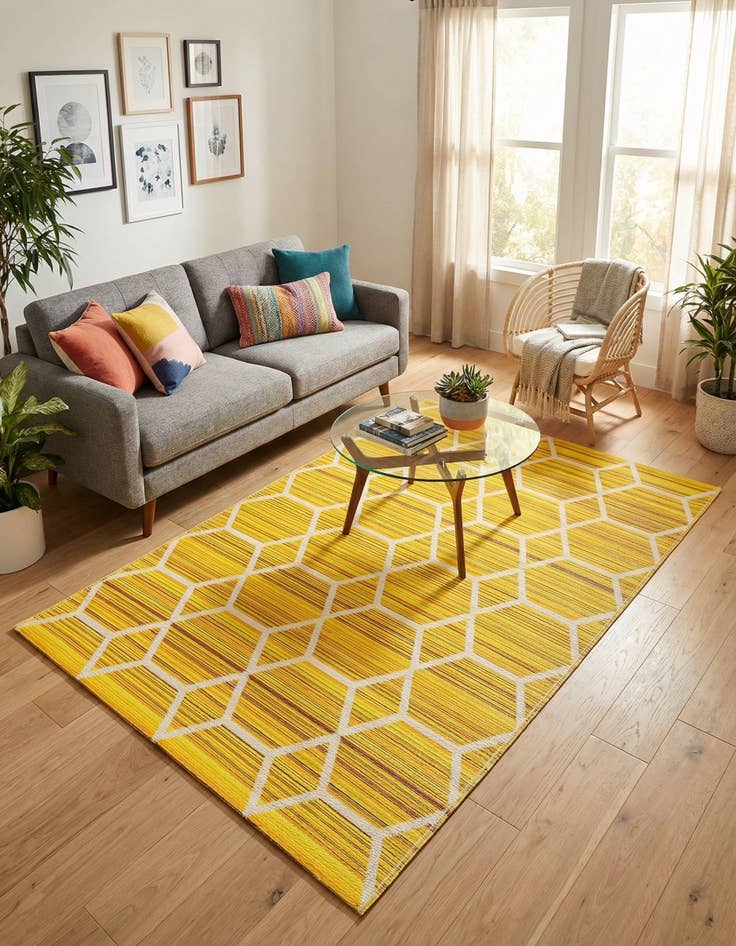 Detail image of 5' x 8'  Washable Vista Breeze Indoor / Outdoor Rug