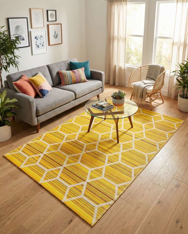 5' x 8' Easy-Clean Vista Breeze Indoor / Outdoor Rug