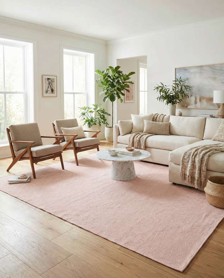 10' x 14' 1 Hand Woven Geo Trellis Flatweave Rug