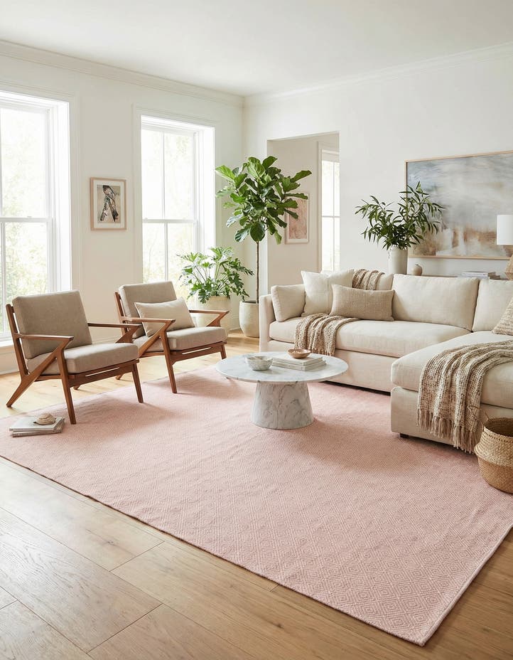 10' x 14' 1 Hand Woven Geo Trellis Flatweave Rug