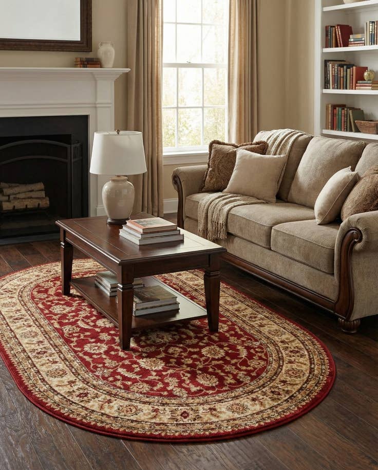 Detail image of 5' 3 x 8' Aditi Oval Rug