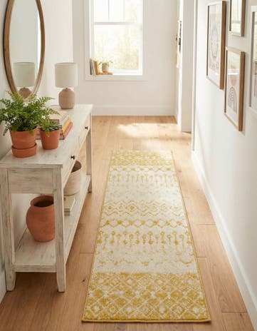 2' x 6' Moroccan Trellis Runner Rug