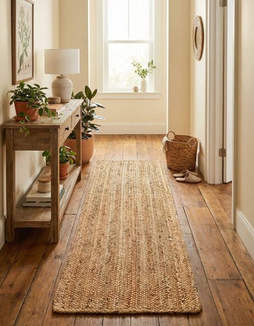 2' 2 x 6' 1 Handmade Braided Jute Luxe Runner Rug