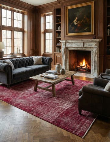 7' 10 x 11' Hand Knotted Ultra Vintage Persian Wool Rug