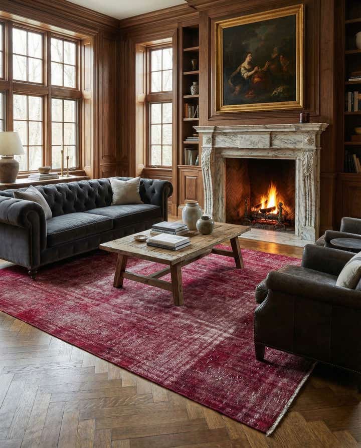 7' 10 x 11' Hand Knotted Ultra Vintage Persian Wool Rug