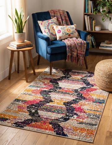 2' 2 x 3' Washable Vivid Rug