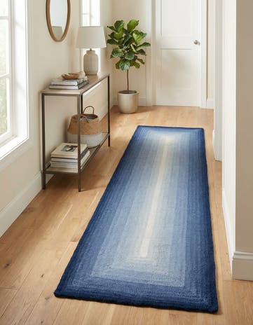 2' x 8' Ombre Wool Runner Rug