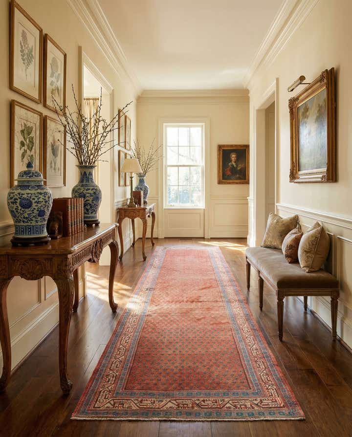 3' 10 x 10' 6 Hamedan Runner Rug