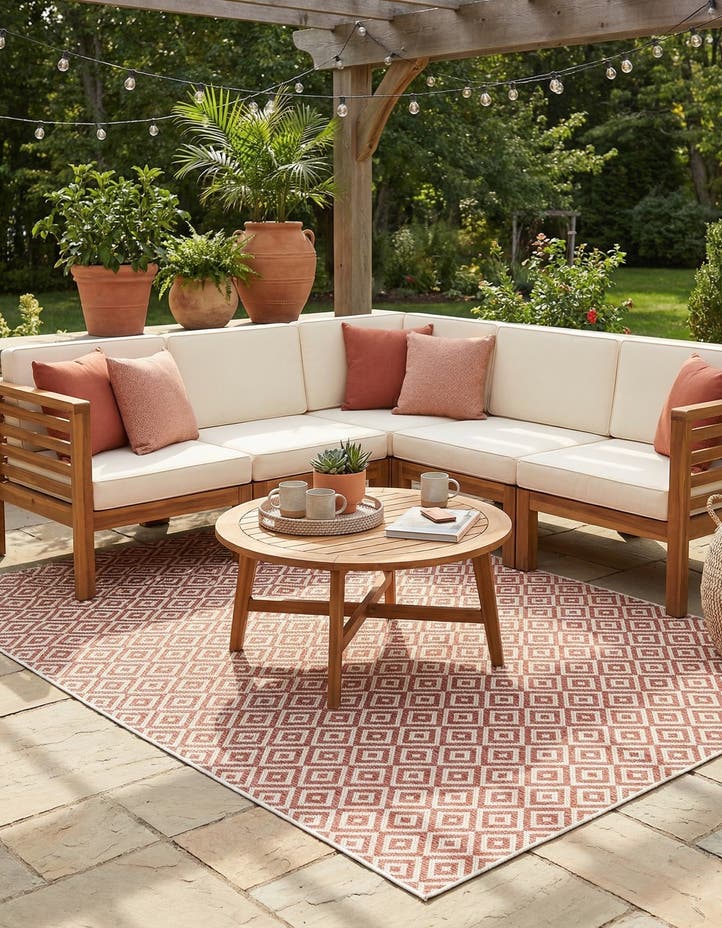 7' x 10' Easy-Clean Jill Zarin Costa Rica I...