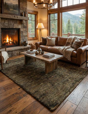 5' 7 x 7' 10 Hand Knotted Kashkuli Gabbeh Wool Rug