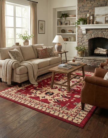 7' x 10' Heris Rug