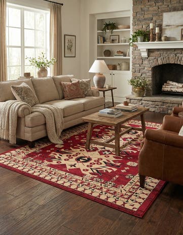 7' x 10' Heris Rug