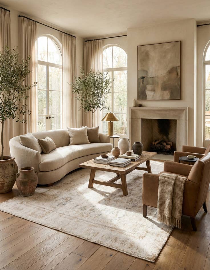 Detail image of  6' 3 x 9' 3  Hand Knotted Ultra Vintage Persian Wool Rug