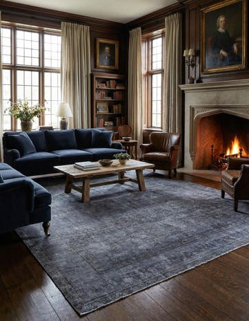 9' 6 x 12' 6 Hand Knotted Ultra Vintage Persian Wool Rug